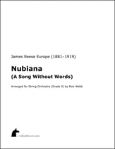 Nubiana Orchestra sheet music cover